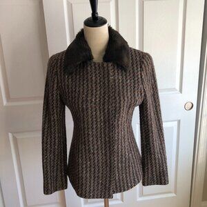 J & R  Women's 100% Wool Coat Size Small